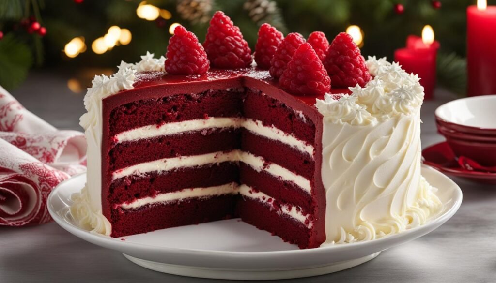Bolo Red Velvet Natalino