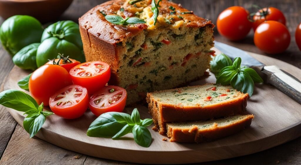 Bolo Salgado de Abobrinha com Tomate