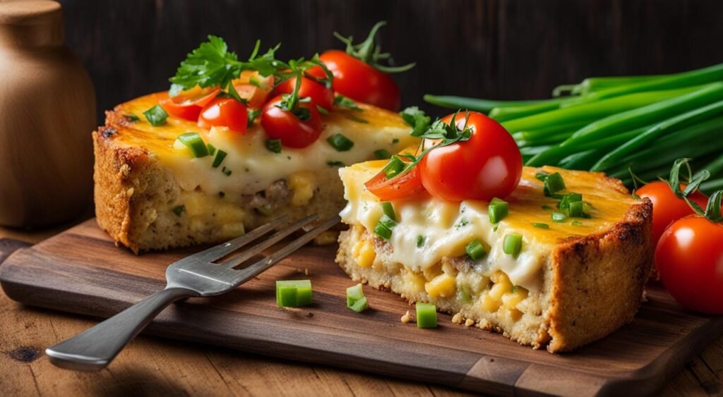 Bolo de Atum com queijo