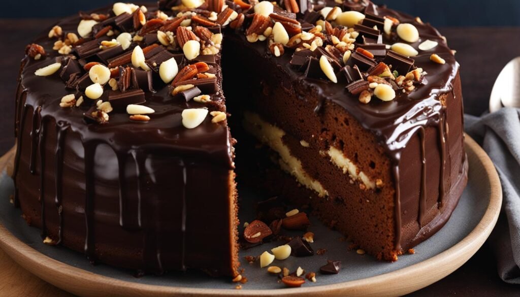 Bolo de Cenoura com Cobertura de Chocolate