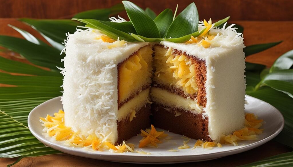 Bolo de Coco com Raspas de Coco