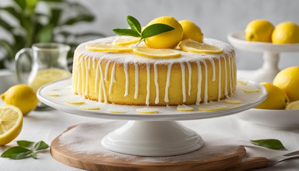 Bolo de Limão Decorado