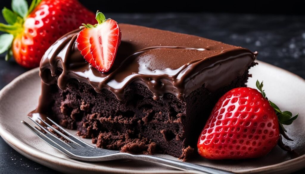 Bolo de Morango com Chocolate