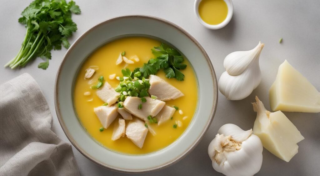 Caldo de Mandioquinha com Frango Caldo de Mandioquinha com Frango