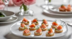 Canapés de Salmão: Elegância em Pequenas Porções