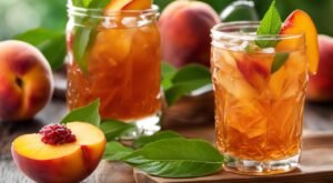 Chá Gelado de Pêssego: Bebida Refrescante sem Álcool