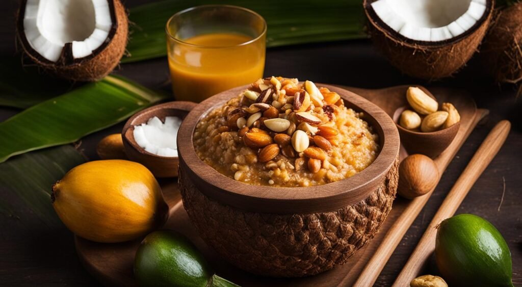 Cocada Baiana com Amendoim