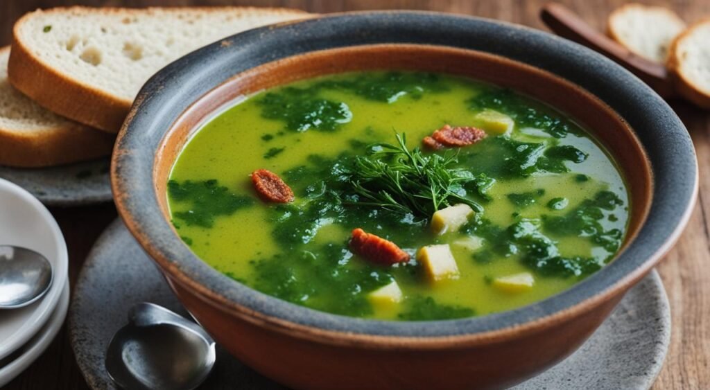 Como Servir Caldo Verde