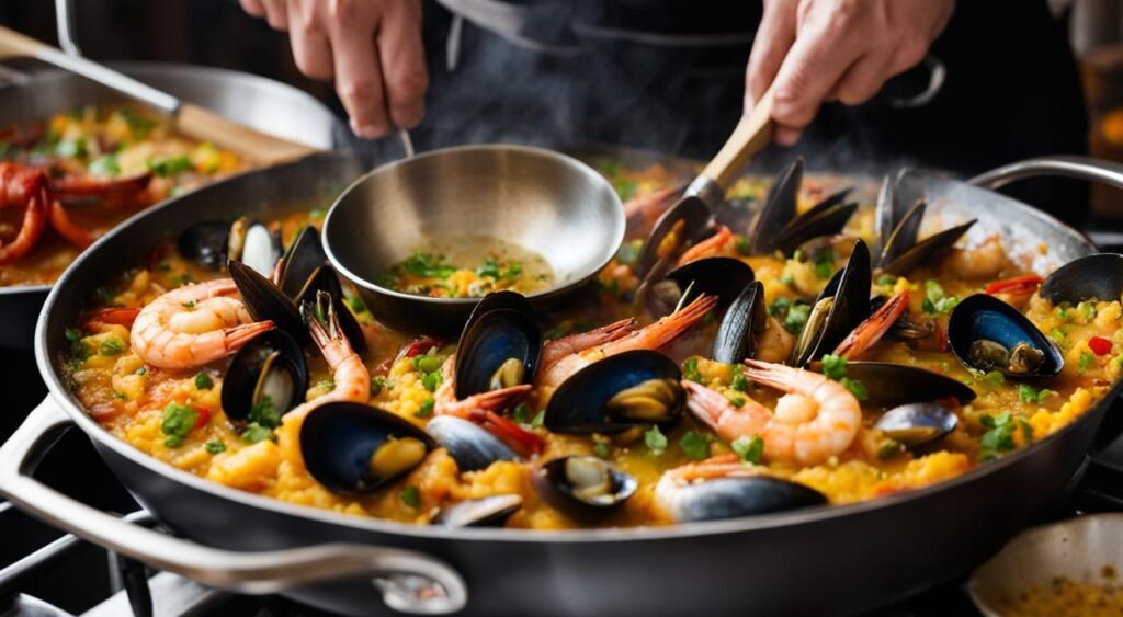Como fazer Paella de Mariscos