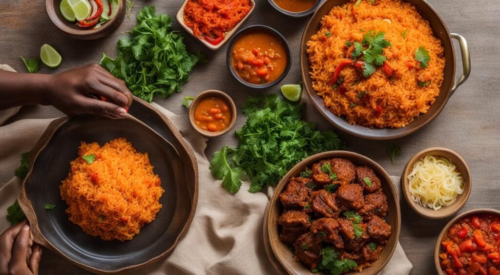 Como servir Jollof Rice Nigeriano