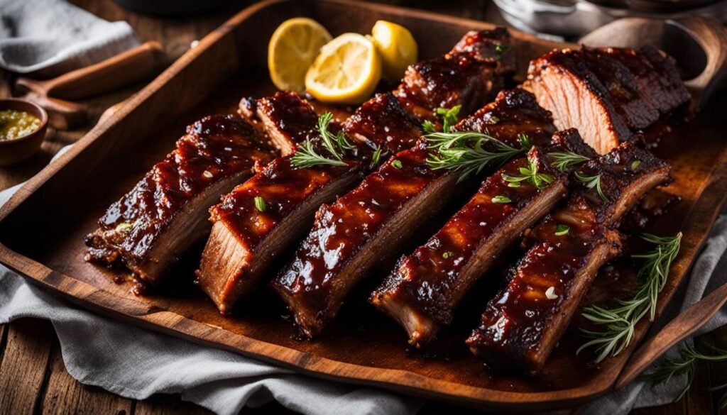 Costelinhas de porco no forno