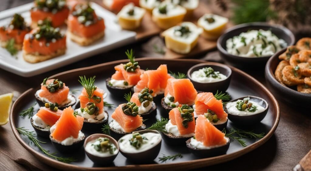 Dicas para servir Canapés de Salmão Dicas para servir Canapés de Salmão