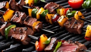 Espetinho de Carne na Grelha