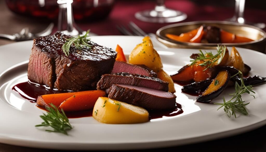 Filé Mignon ao Molho de Vinho Tinto