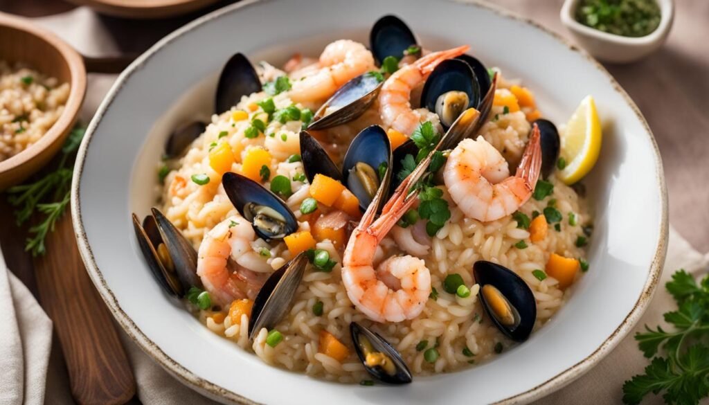 Frutos do Mar no Risoto
