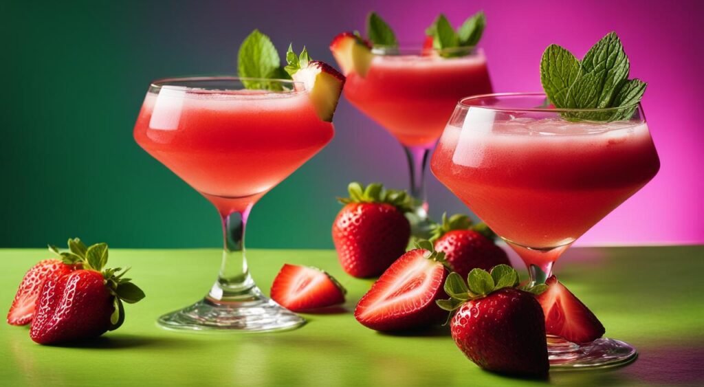 Gimlet de Morango para Todos os Paladares