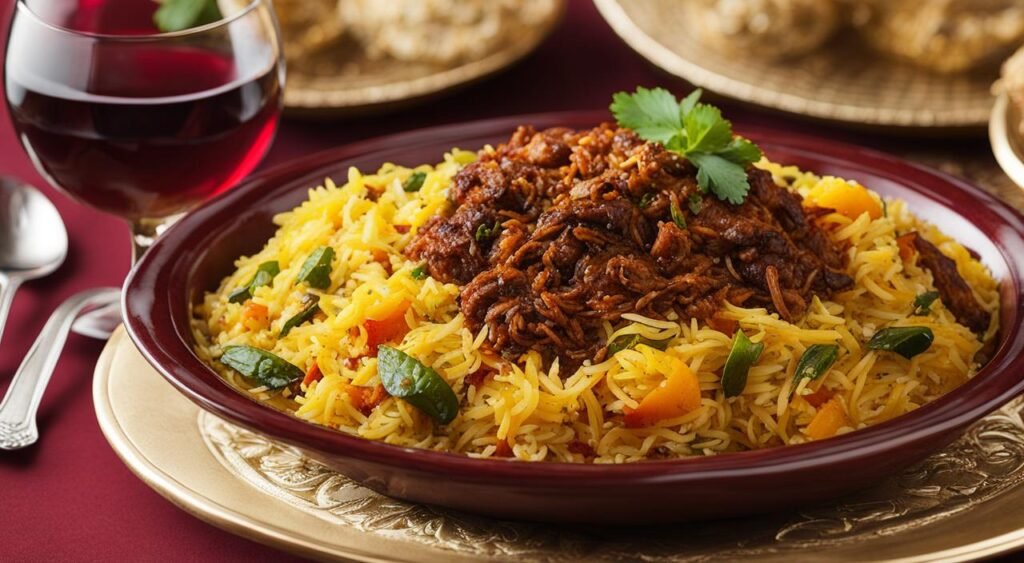 Harmonização com Vinho para Biryani de Cordeiro