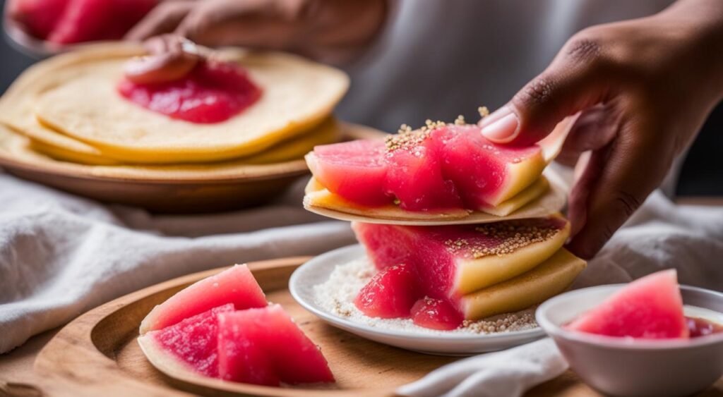 Ingredientes do Bolo de Rolo