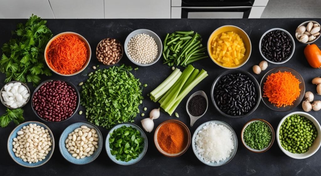 Ingredientes para Caldo de Feijão