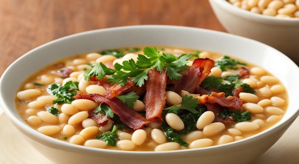 Ingredientes para Sopa de Feijão com Bacon