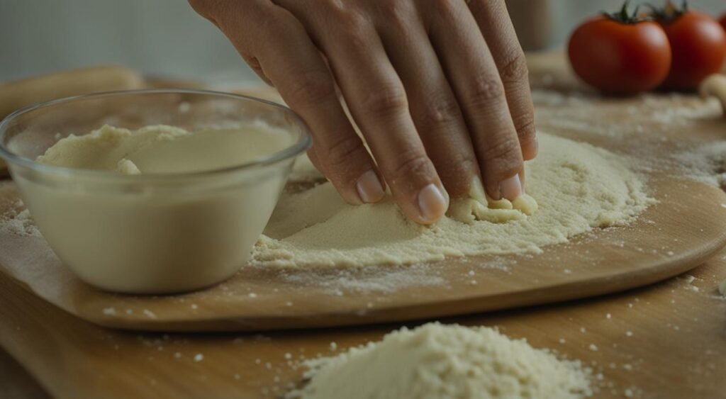 Massa de Pizza para Cogumelos