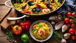 Paella de Frutos do Mar: Um Banquete Espanhol