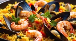 Paella de Mariscos: Um Festim Espanhol para sua Mesa