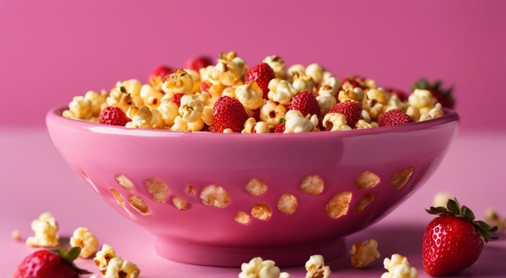 Pipoca Gourmet de Morango