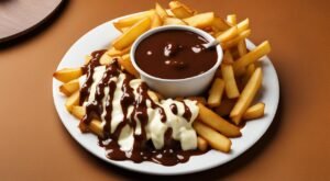Poutine Canadense: Um Clássico com Queijo e Molho Gravy
