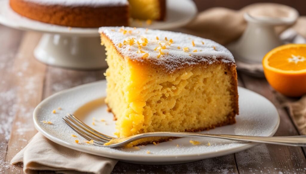 Receita de Bolo de Laranja com Casca