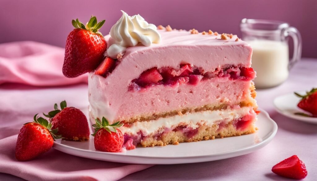 Receita de Bolo de Morango Simples