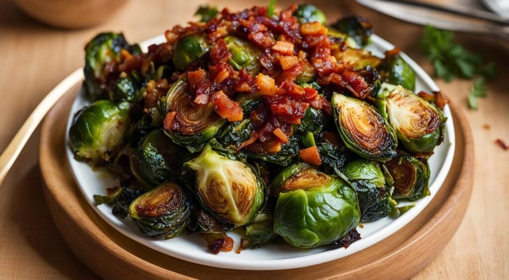 Receita de Couve-de-bruxelas com Kimchi