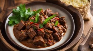 Rendang de Carne: Sabores da Indonésia