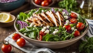 Salada de Frango: Toque Mediterrâneo, Refrescante e Leve