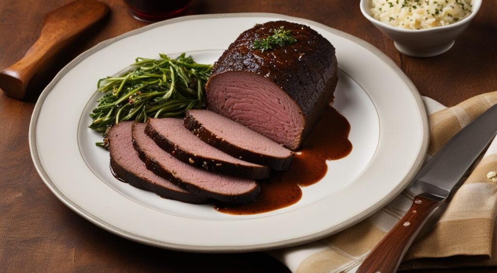 Sauerbraten com Pão de Centeio