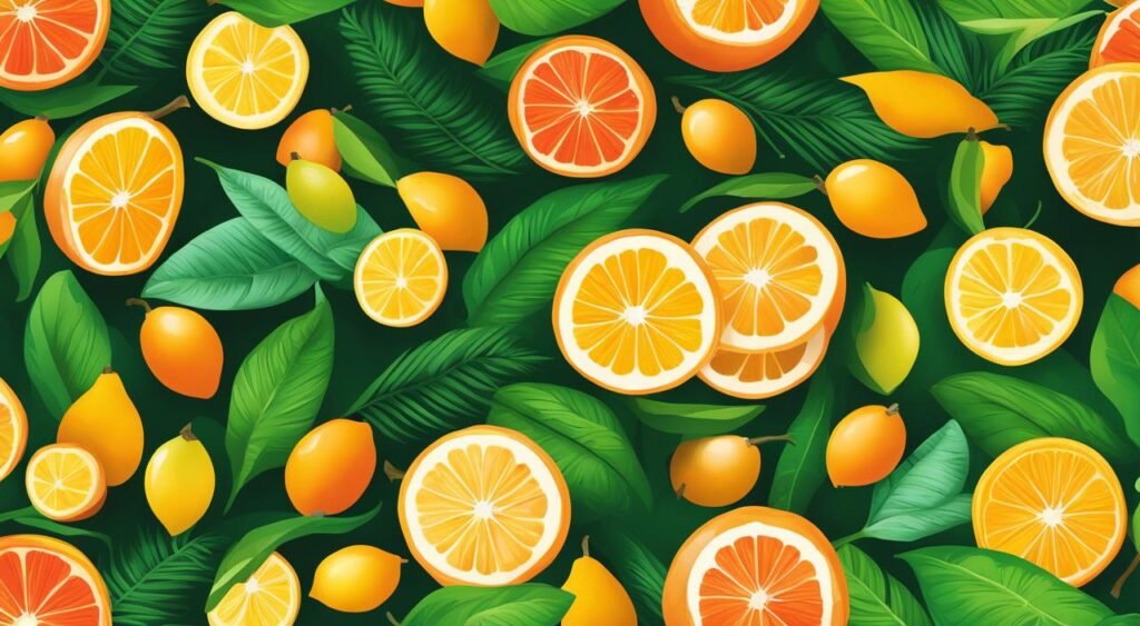 Smoothie tropical de laranja e manga