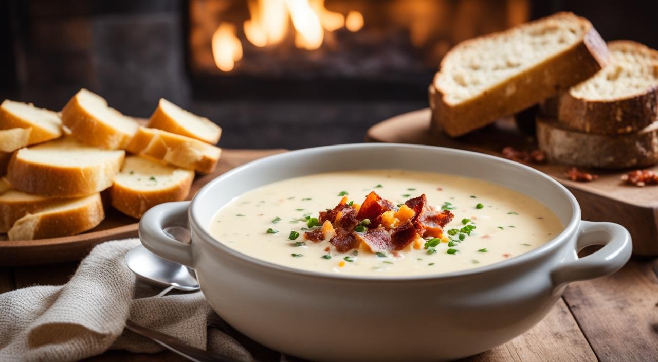 Sopa de Batata com Queijo