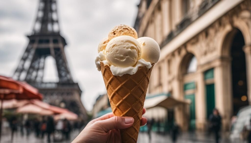 Sorvete em Paris