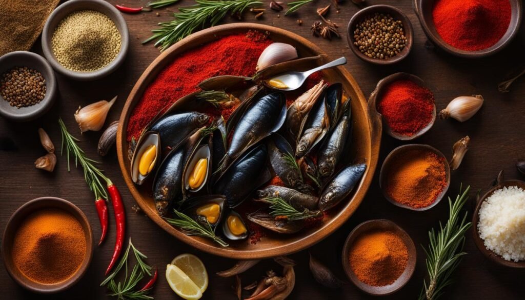 Temperos e Especiarias para Paella de Frutos do Mar