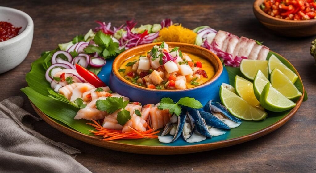 Variações de Ceviche de Peixe