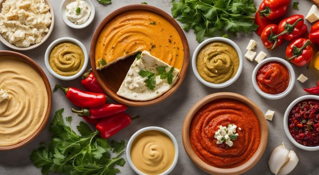 Variações de Hummus