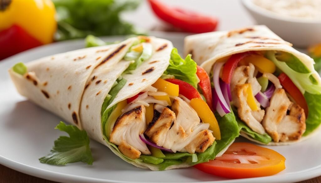 Wrap de Frango com Rap10