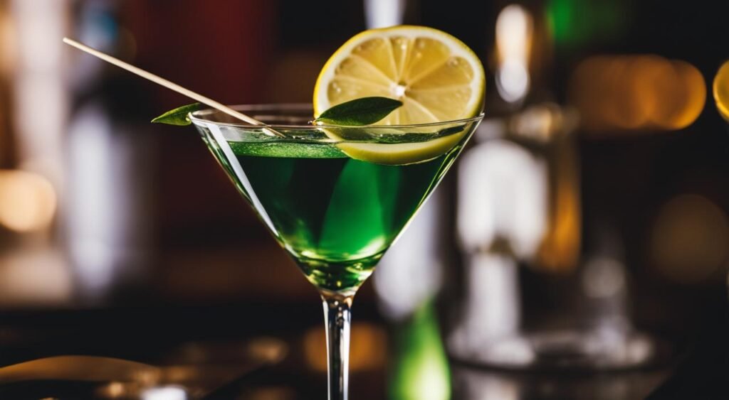 guarnição Martini de Gin