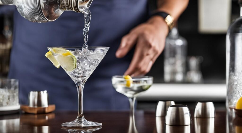 preparo Martini de Gin