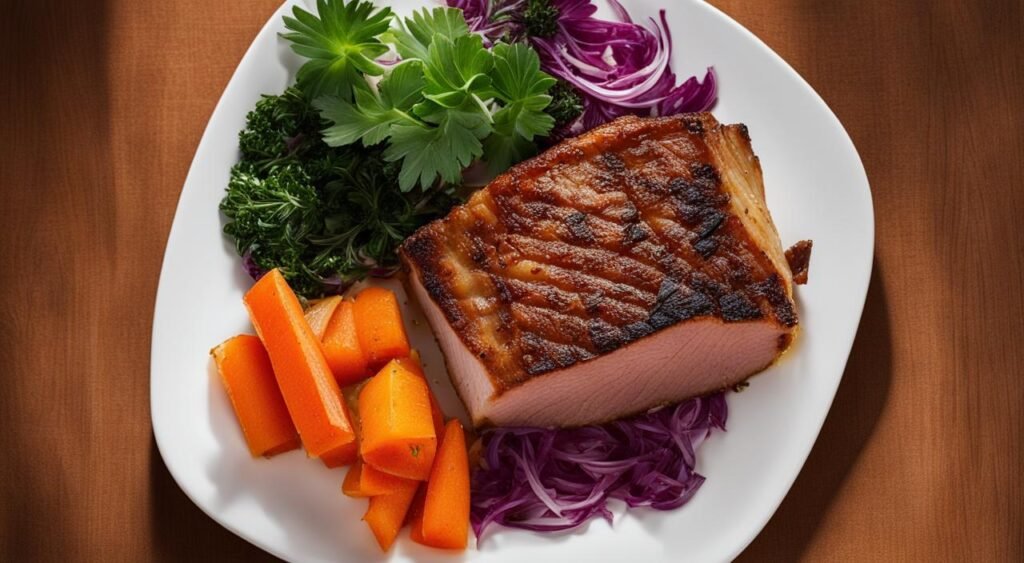 carne de porco com repolho