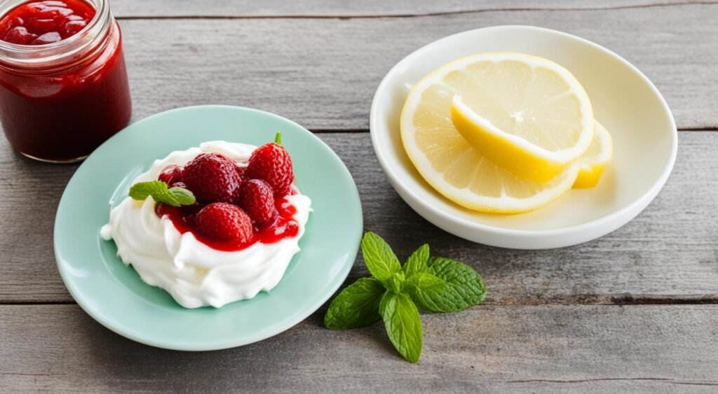 Acompanhamentos para Bolo de Limão