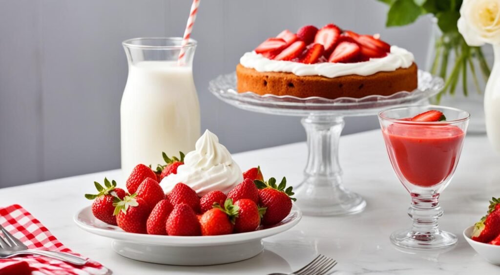 Acompanhamentos para Bolo de Morango