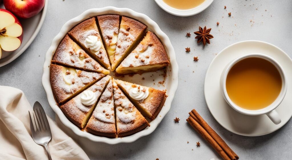 Acompanhamentos para bolo de maçã