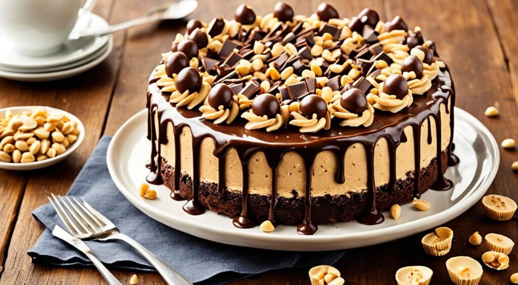 Bolo de Amendoim com Cobertura de Chocolate