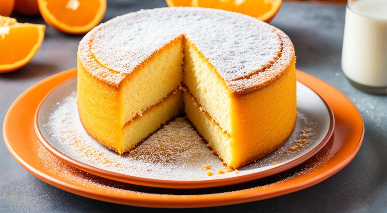 Bolo de Liquidificador de Laranja Fácil